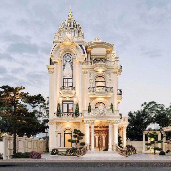 Biệt thự tân cổ điển 4 tầng