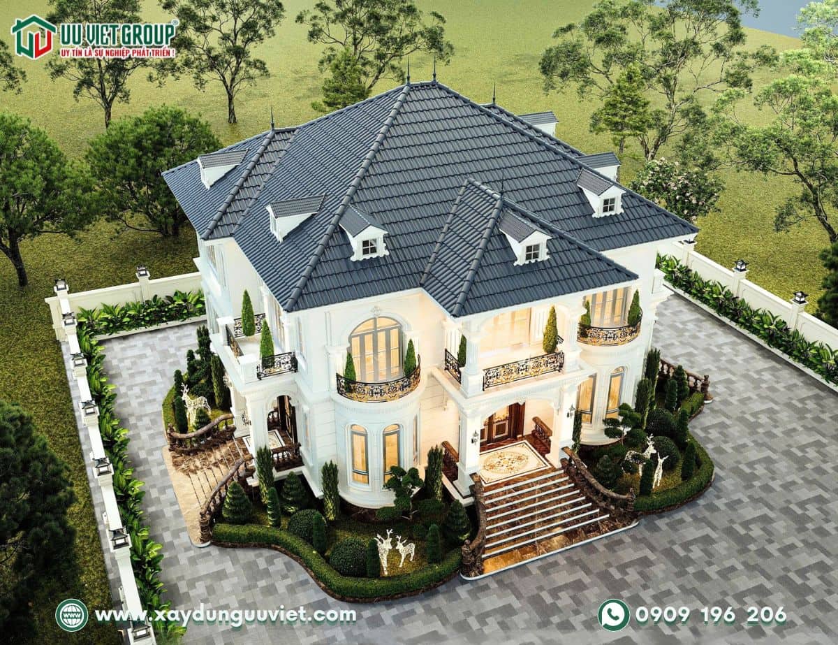 Mẫu biệt thự mái nhật