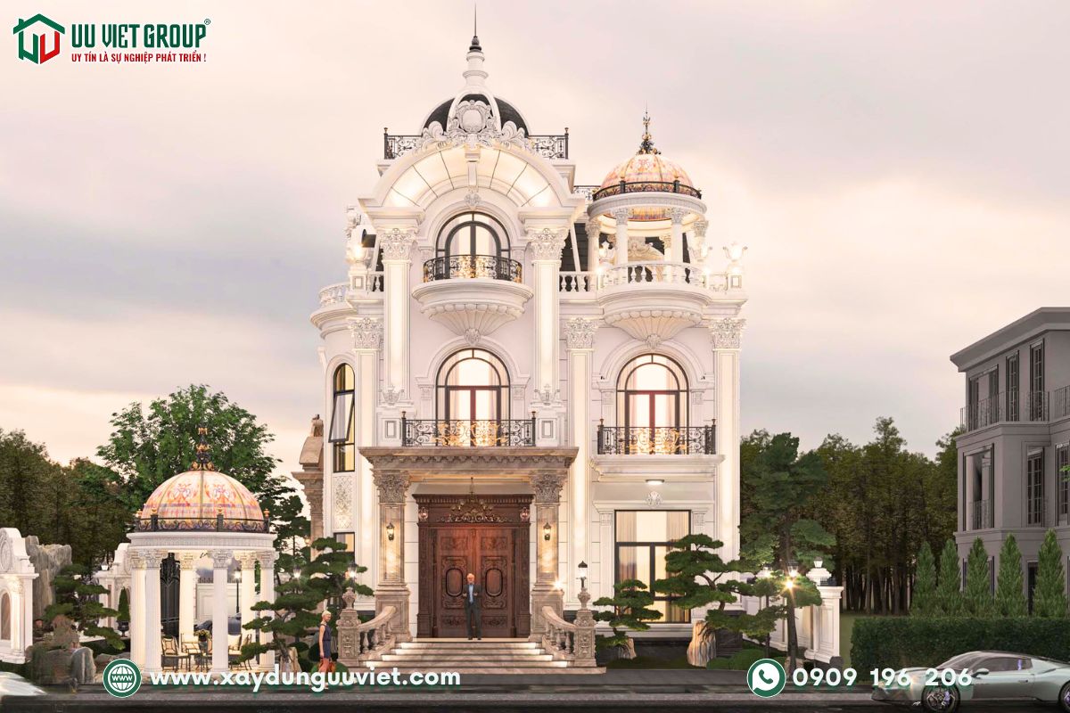 Mẫu nhà biệt thự tân cổ điển