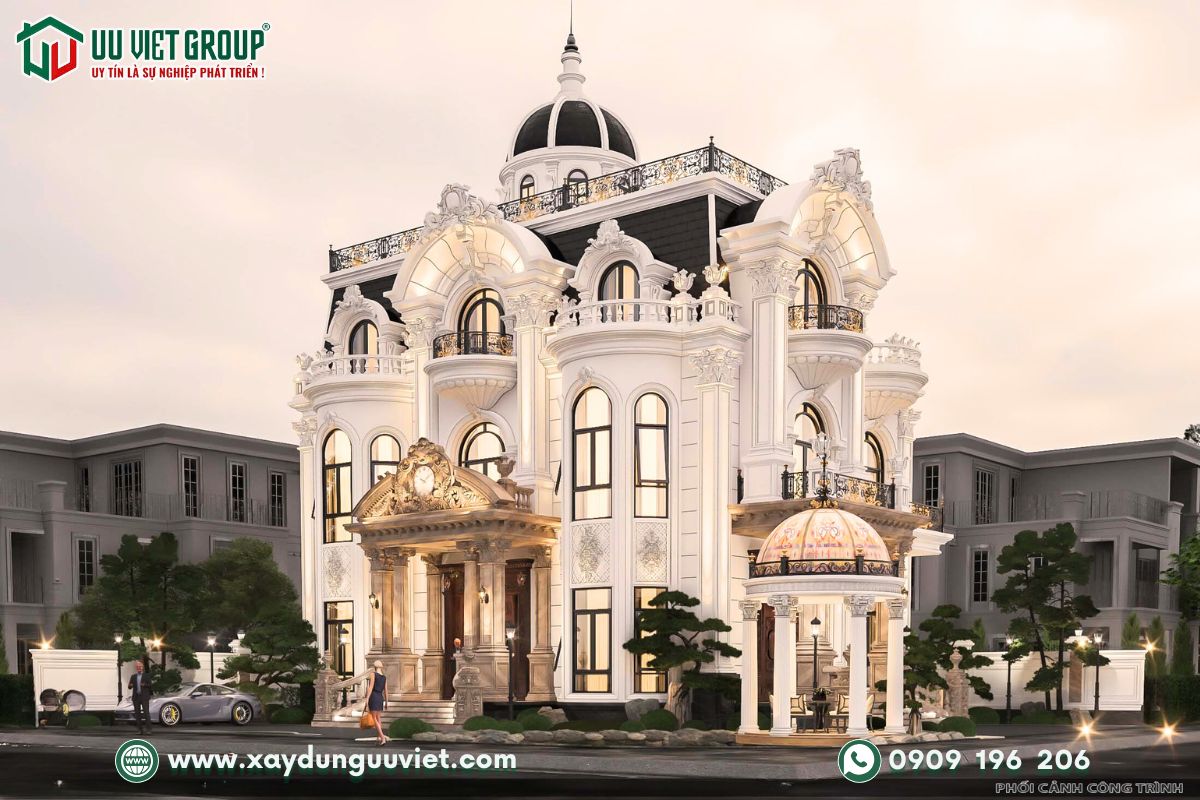 Mẫu nhà biệt thự tân cổ điển