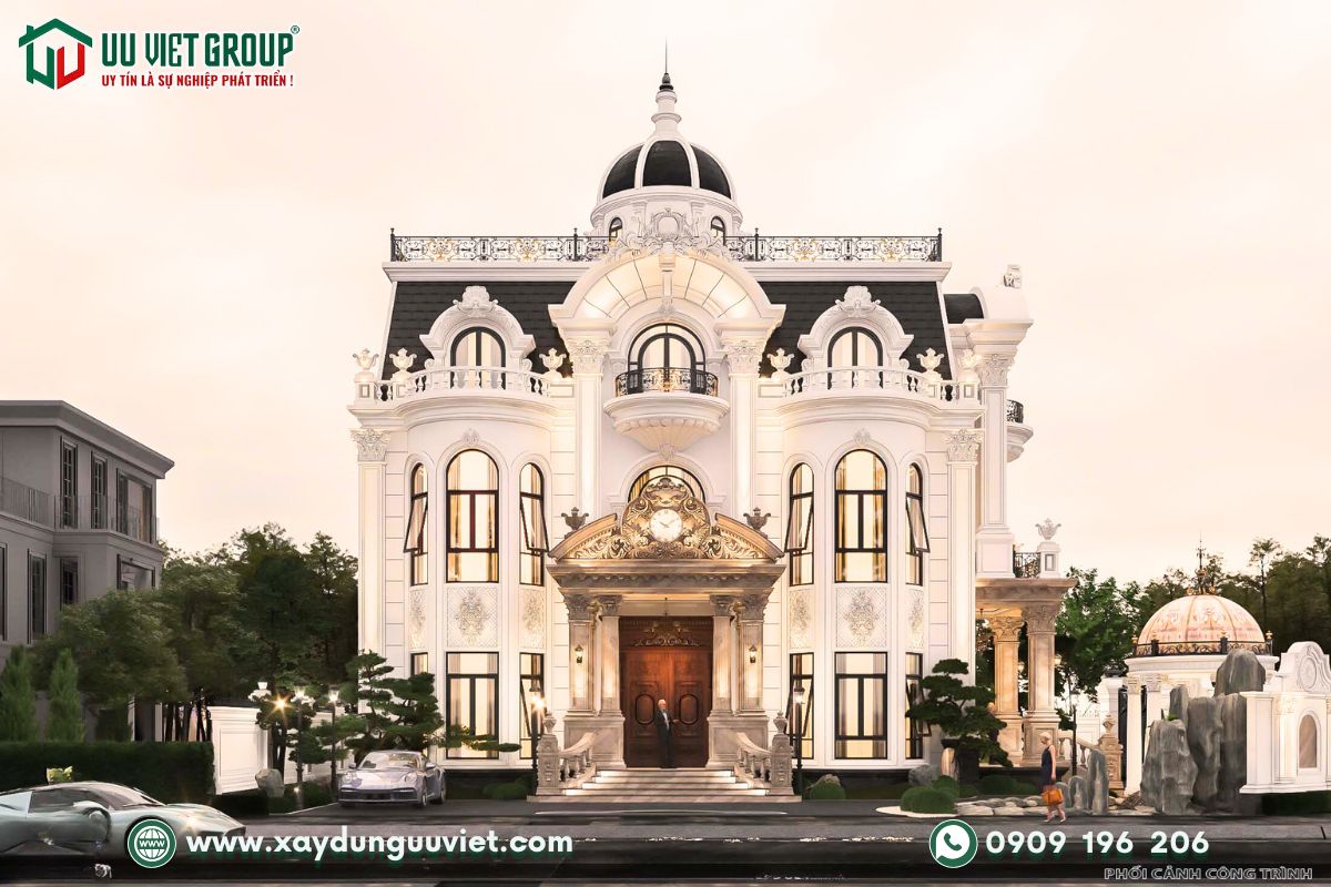 Mẫu nhà biệt thự tân cổ điển