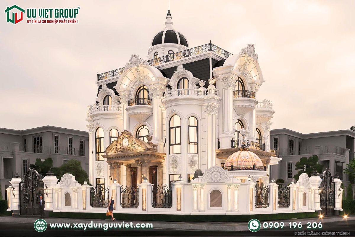 Mẫu nhà biệt thự tân cổ điển