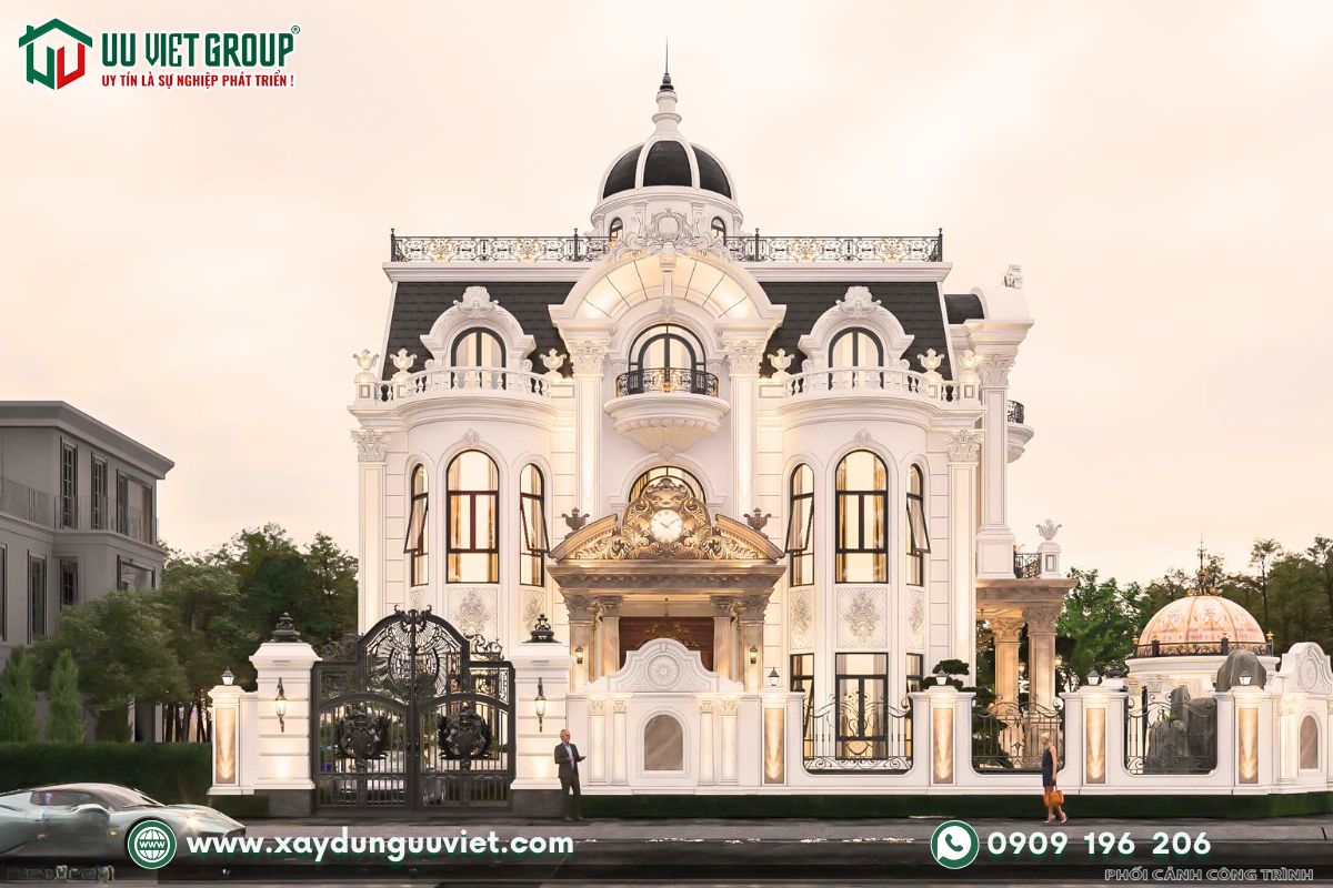Mẫu nhà biệt thự tân cổ điển