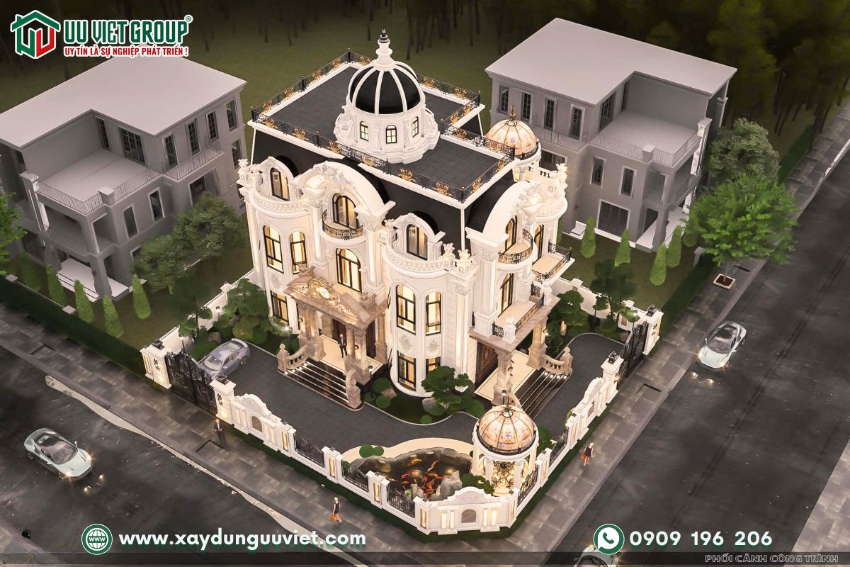 Mẫu nhà biệt thự tân cổ điển