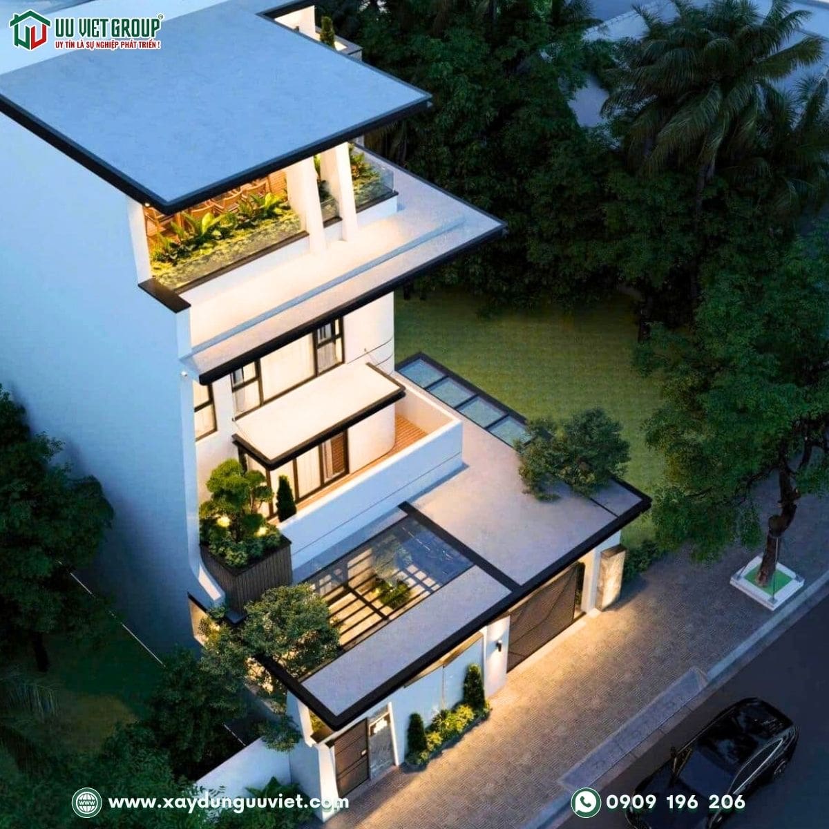 Mẫu biệt thự vila hiện đại