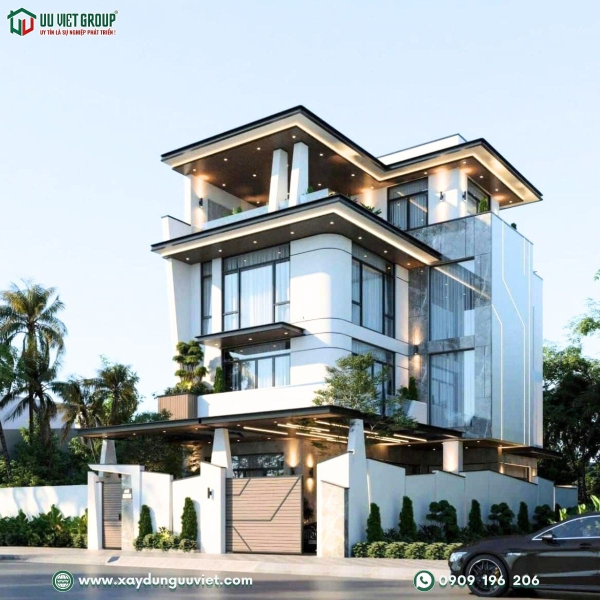 Mẫu biệt thự vila hiện đại