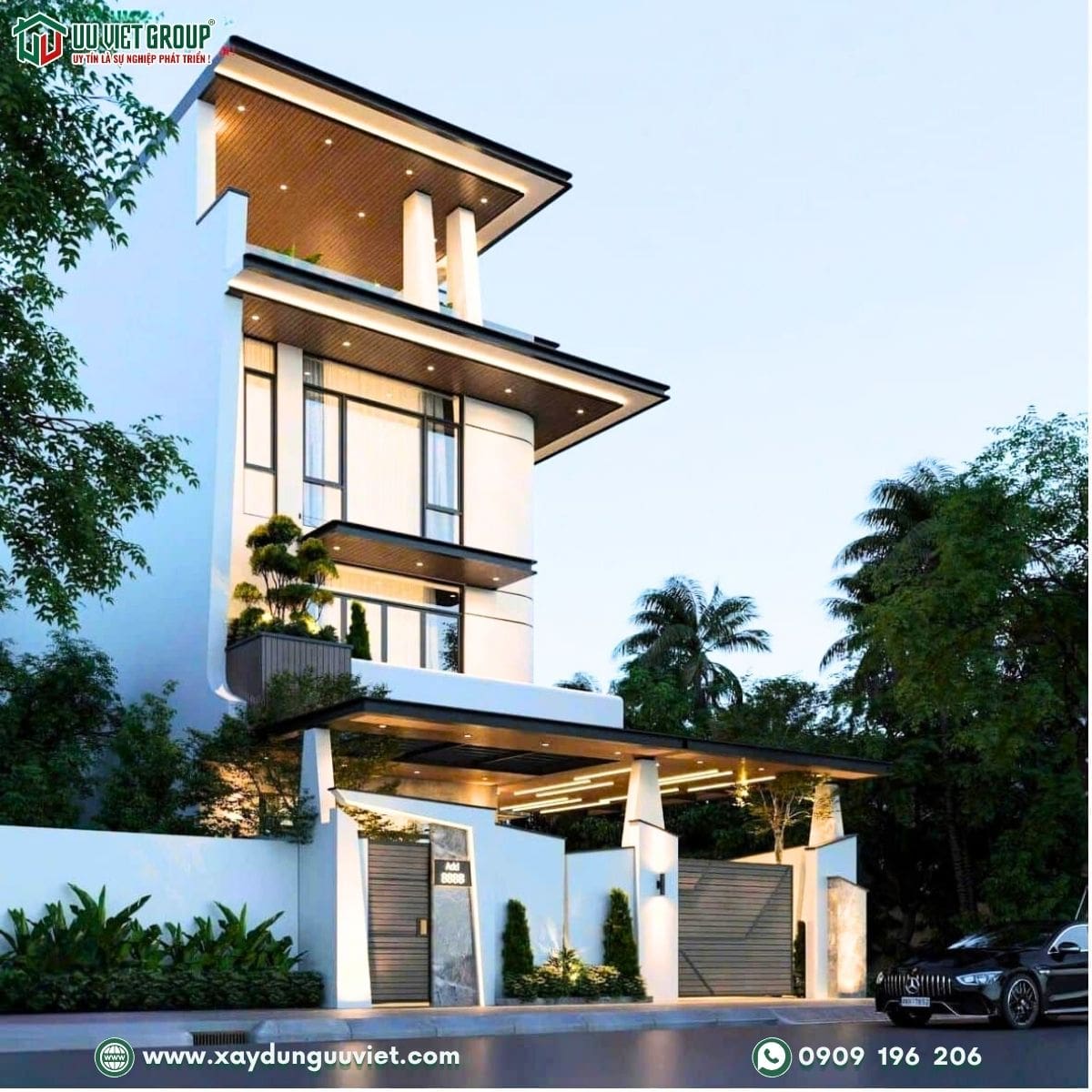 Mẫu biệt thự vila hiện đại