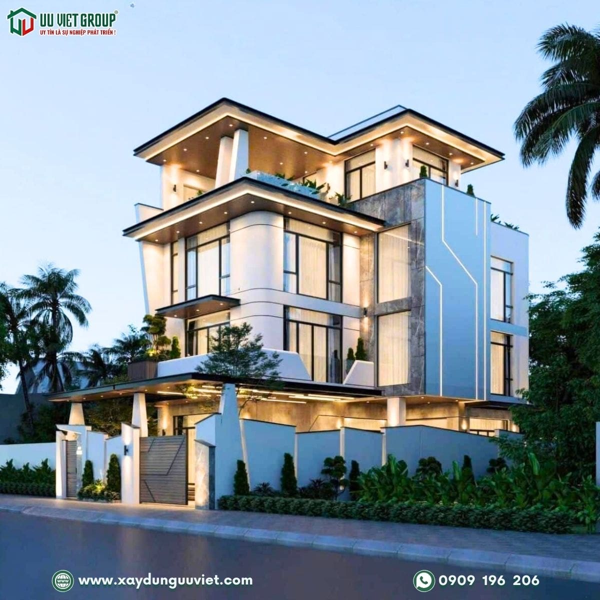 Mẫu biệt thự vila hiện đại