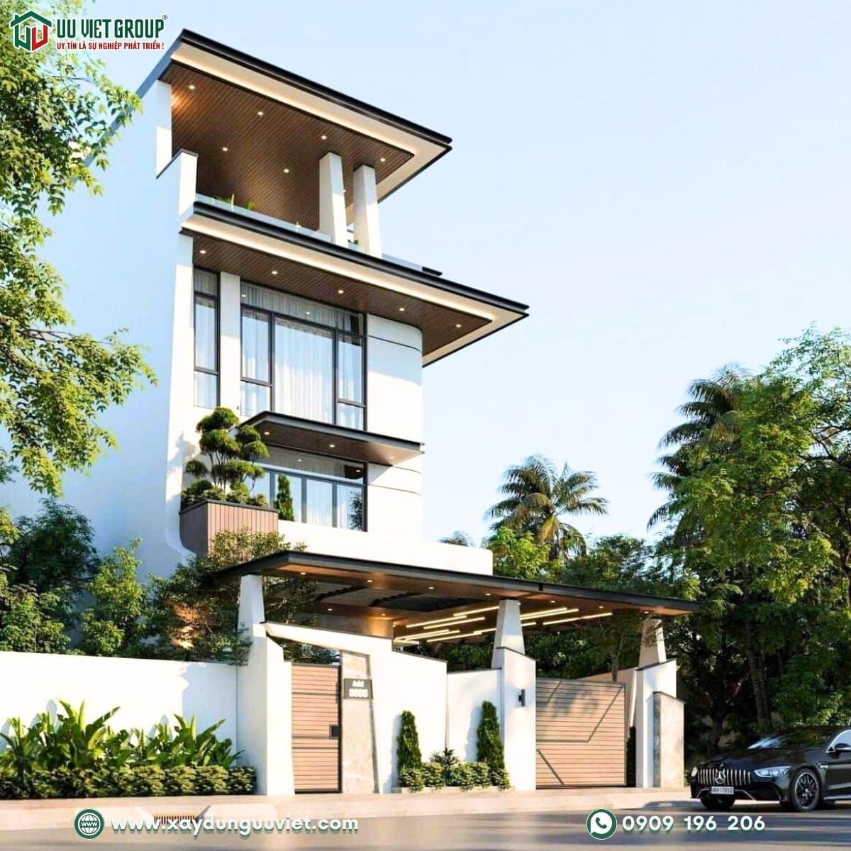 Mẫu biệt thự vila hiện đại