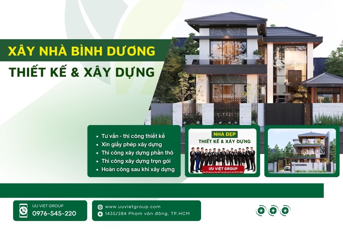 Báo giá xây nhà Bìn Dương trọn gói 2026