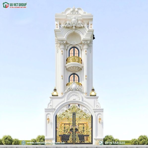 Nhà phố tân cổ điển 3 tầng